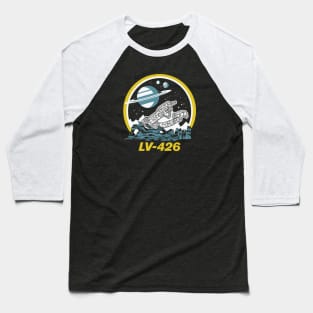 LV 426 Derelict Spacecraft Vacation Parody Baseball T-Shirt